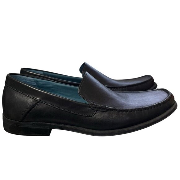 Sebago Sussex  Moc Toe Men's 9 M Black Leather Slip On Dress Loafers Made In USA - Picture 1 of 12